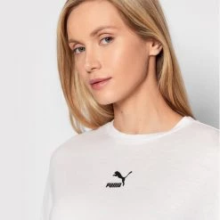 Puma Γυναίκες Μπλουζάκια Μπλουζάκι Classics Splitside 533509 Λευκό Oversize Λευκό -Puma Εκπτώσεις unnamed file 567