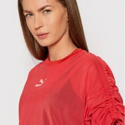 Puma Γυναίκες Μπλουζάκια Μπλουζάκι Pbae 532549 Κόκκινο Oversize Κόκκινο -Puma Εκπτώσεις unnamed file 582