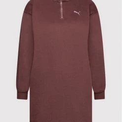 Puma Γυναίκες Πλεκτά Φορέματα Φόρεμα υφασμάτινο Cyber 848183 Μπορντό Regular Fit Μπορντό -Puma Εκπτώσεις unnamed file 603