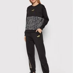 Puma Γυναίκες Μπλούζες Μπλούζα Winterized 848198 Μαύρο Relaxed Fit Μαύρο -Puma Εκπτώσεις unnamed file 615