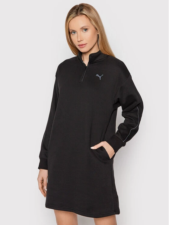 Puma Γυναίκες Πλεκτά Φορέματα Φόρεμα υφασμάτινο Cyber 848183 Μαύρο Regular Fit Μαύρο 3 Puma Γυναίκες Πλεκτά Φορέματα Φόρεμα υφασμάτινο Cyber 848183 Μαύρο Regular Fit Μαύρο