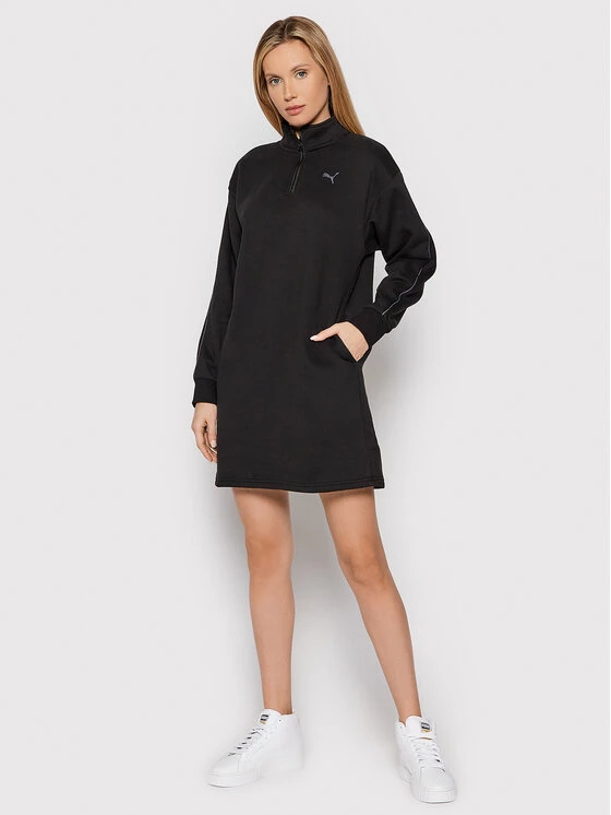 Puma Γυναίκες Πλεκτά Φορέματα Φόρεμα υφασμάτινο Cyber 848183 Μαύρο Regular Fit Μαύρο 4 Puma Γυναίκες Πλεκτά Φορέματα Φόρεμα υφασμάτινο Cyber 848183 Μαύρο Regular Fit Μαύρο - Image 2