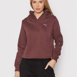 Puma Γυναίκες Μπλούζες Μπλούζα Cyber 848180 Μπορντό Regular Fit Μπορντό