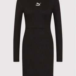 Puma Γυναίκες Φορέματα Φόρεμα καθημερινό Classics 534304 Μαύρο Slim Fit Μαύρο -Puma Εκπτώσεις unnamed file 638