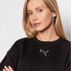 Puma Γυναίκες Μπλούζες Μπλούζα Her Crew 847094 Μαύρο Relaxed Fit Μαύρο -Puma Εκπτώσεις unnamed file 64
