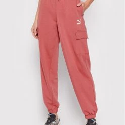 Puma Γυναίκες Παντελόνια Φόρμας Παντελόνι φόρμας Clsx 531698 Ροζ Relaxed Fit Ροζ