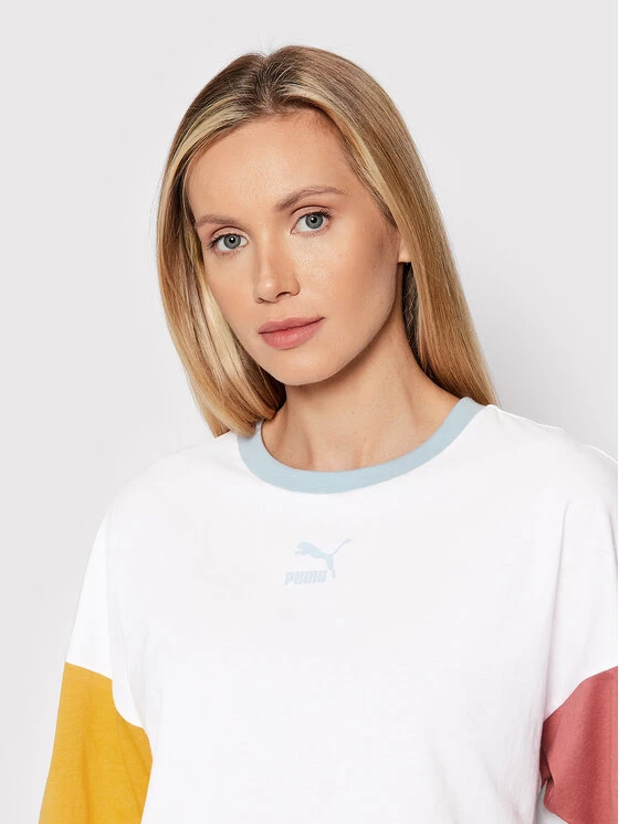 Puma Γυναίκες T-shirts T-Shirt Clsx 531696 Λευκό Boyfriend Fit Λευκό 6 Puma Γυναίκες T-shirts T-Shirt Clsx 531696 Λευκό Boyfriend Fit Λευκό - Image 4