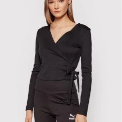 Puma Γυναίκες Ζακέτες Ζακέτα Classics 589984 Μαύρο Slim Fit Μαύρο