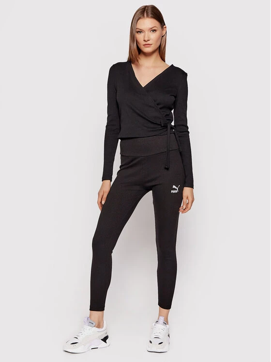 Puma Γυναίκες Ζακέτες Ζακέτα Classics 589984 Μαύρο Slim Fit Μαύρο 4 Puma Γυναίκες Ζακέτες Ζακέτα Classics 589984 Μαύρο Slim Fit Μαύρο - Image 2