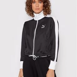 Puma Γυναίκες Μπλούζες Μπλούζα Iconic T7 531623 Μαύρο Relaxed Fit Μαύρο