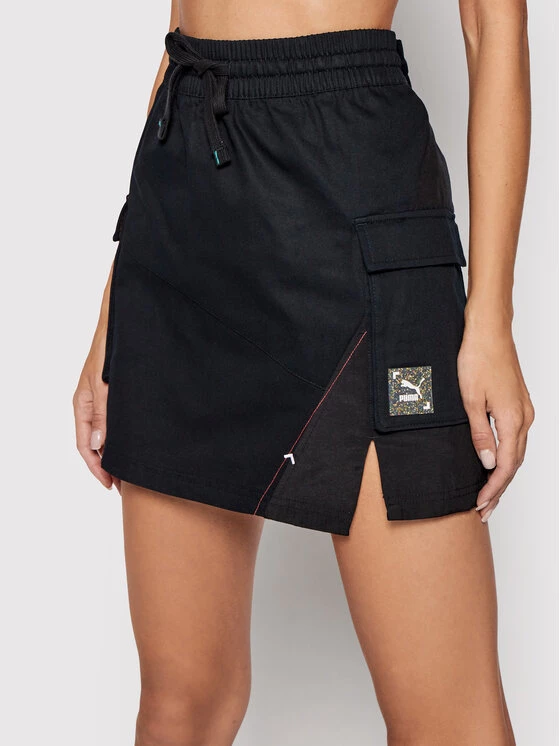 Puma Γυναίκες Φούστα Mini RE.GEN Woven 530267 Μαύρο Regular Fit Μαύρο 3 Puma Γυναίκες Φούστα Mini RE.GEN Woven 530267 Μαύρο Regular Fit Μαύρο