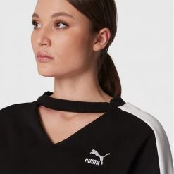 Puma Γυναίκες Μπλούζες Μπλούζα T7 537070 Μαύρο Relaxed Fit Μαύρο -Puma Εκπτώσεις unnamed file 79