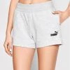 Puma Γυναίκες Αθλητικά Σορτς Αθλητικό σορτς Essentials 586824 Γκρι Regular Fit Γκρι -Puma Εκπτώσεις unnamed file 803