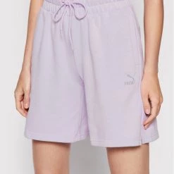 Puma Γυναίκες Αθλητικά Σορτς Αθλητικό σορτς Classics 533514 Μωβ Relaxed Fit Μωβ