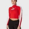 Puma Γυναίκες Μπλουζάκια Μπλουζάκι T7 537065 Κόκκινο Slim Fit Κόκκινο -Puma Εκπτώσεις unnamed file 81