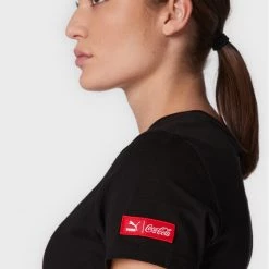 Puma Γυναίκες T-shirts T-Shirt COCA-COLA 536186 Μαύρο Regular Fit Μαύρο -Puma Εκπτώσεις unnamed file 9