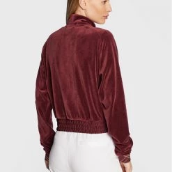 Puma Γυναίκες Μπλούζες Μπλούζα Deco Glam Velour 522254 Μπορντό Relaxed Fit Μπορντό -Puma Εκπτώσεις unnamed file 93