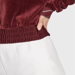 Puma Γυναίκες Μπλούζες Μπλούζα Deco Glam Velour 522254 Μπορντό Relaxed Fit Μπορντό -Puma Εκπτώσεις unnamed file 95